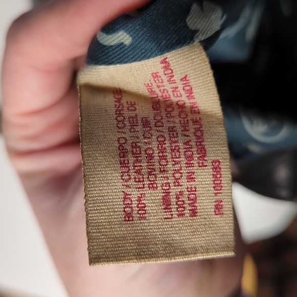 Lucky Brand black leather Abbey Road foldover bag - Picture 7 of 16